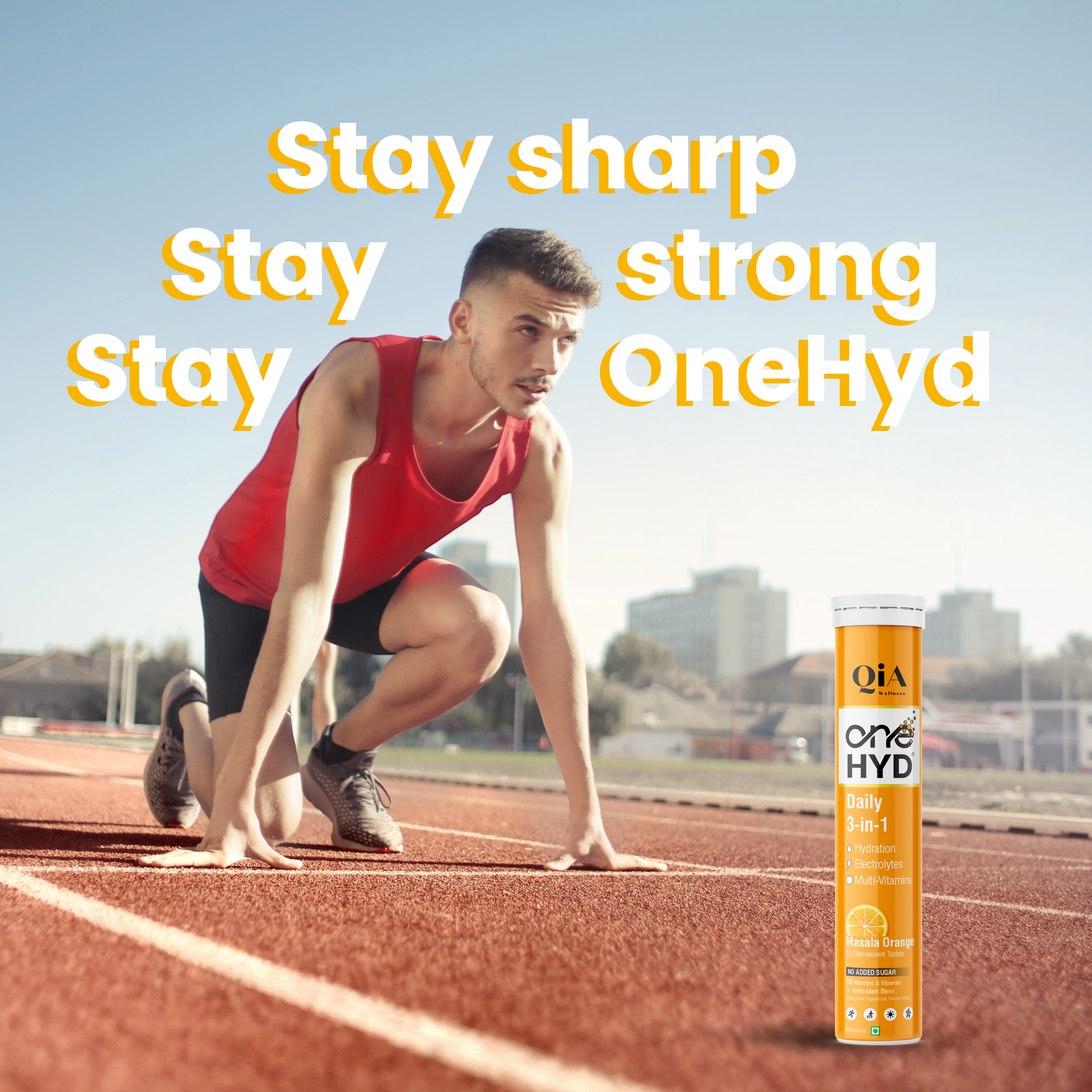 OneHyd – Instant Hydration & Multi Vitamins Fizzy tabs. Zero sugar