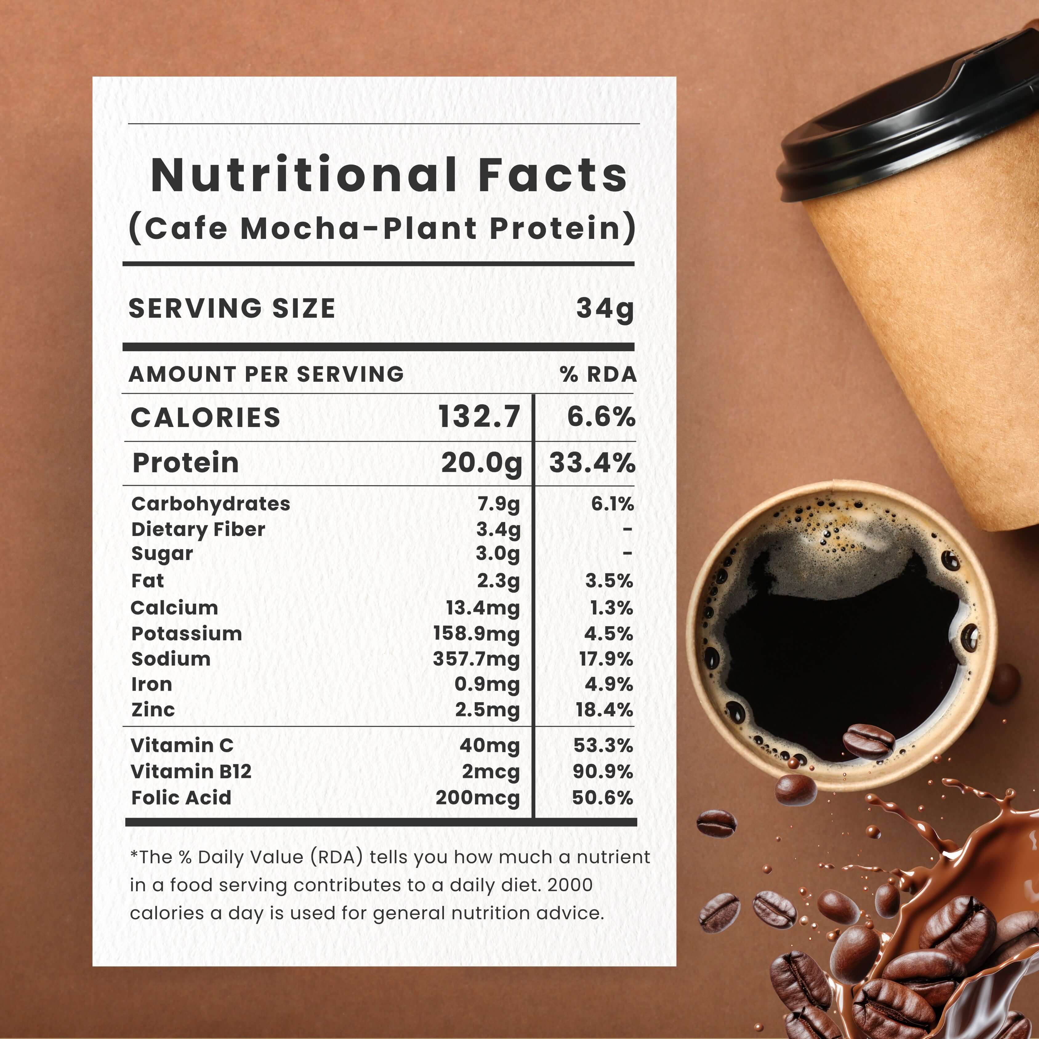 Superfood Plant Protein for Women | Cafe Mocha