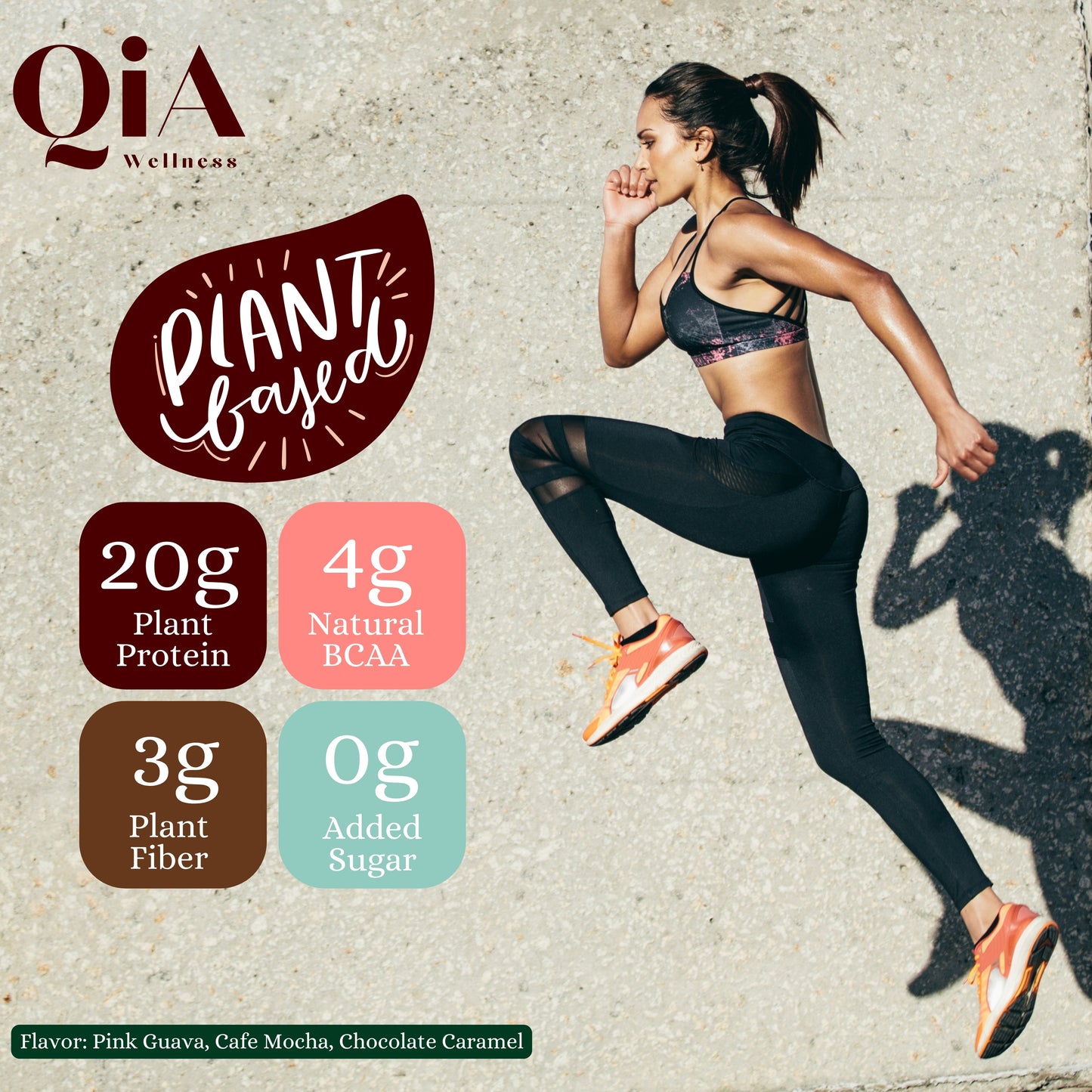 Superfood Plant Protein for Women | Cafe Mocha - Qia Wellness