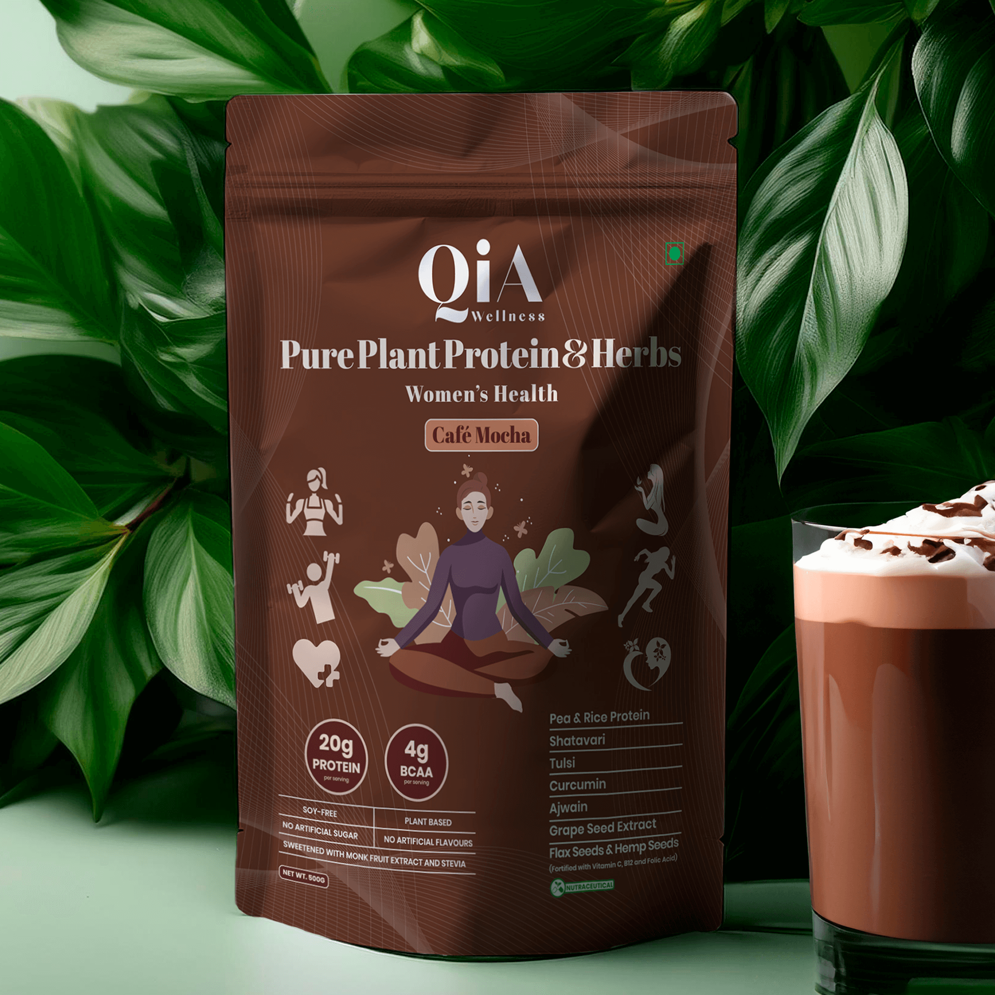 Superfood Plant Protein for Women | Cafe Mocha