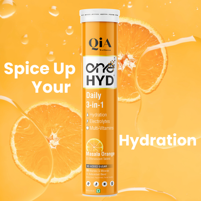 OneHyd –  Instant Hydration &amp; Multi Vitamins Fizzy tabs. Zero sugar